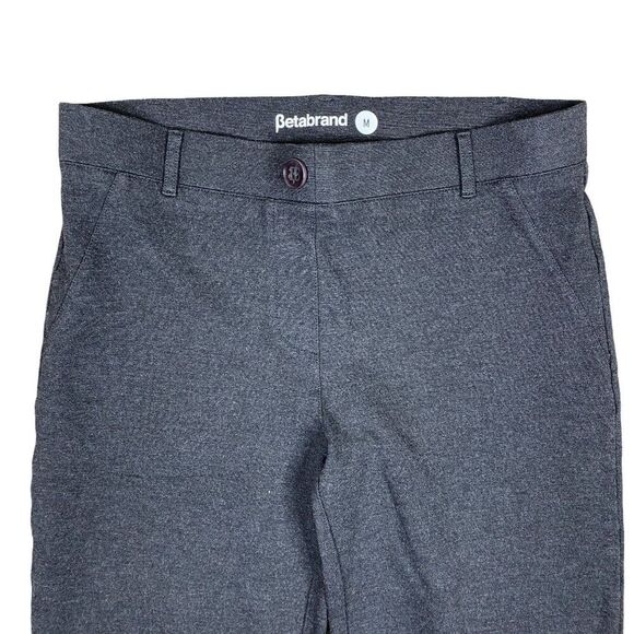 Betabrand Flare Leg Pants Heather Gray Size Medium - Picture 6 of 6